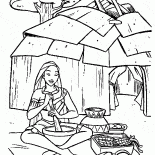 Pocahontas kocht