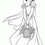 Snow White mit einem Korb