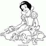 Snow White Haustiere Tiere