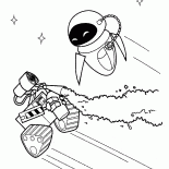 WALL-E und ein Feuerlöscher