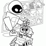 EVE und WALL-E sind bereits Freunde