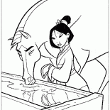 Mulan und treu pony