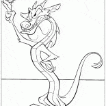 Drache Mushu und Cricket