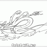 Mushu und Cricket auf dem Wasser