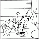 Jerry klopfte Tom
