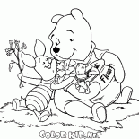 Ferkel und Winnie the Pooh
