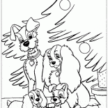 Welpen und Hunde