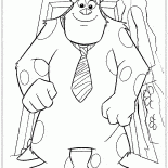 Sulley in eine Krawatte