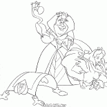 Alice spielt Krocket