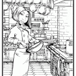 Colette ist das Kochen