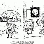 SpongeBob und Eichhörnchen