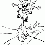 SpongeBob stuntman