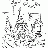 SpongeBob am Herd
