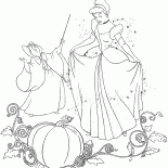 Fairy Godmother und Cinderella