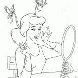 Aschen vor dem Spiegel