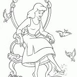 Cinderella und eine Glasschuh