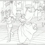 Die Hochzeit von Cinderella und Prinz