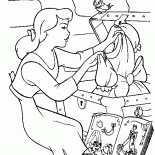 Kleid von der Brust