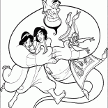 Ginny, Aladdin und Jasmine