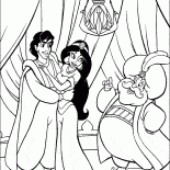 Jasmine, Aladdin und der Sultan