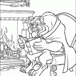 Ein Monster mit einem Buch