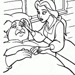 Krankheit Belle des Vaters