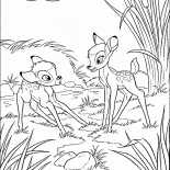 Bambi erfüllt Faline