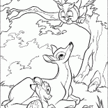 Bambi und seine Mutter