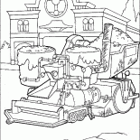 Asphaltfertiger in einer Provinz