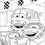 Treffen nach dem Rennen