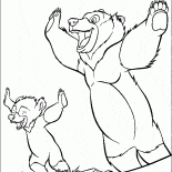 Koda und Kenai Spaß haben