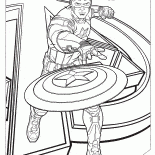 Captain America in Aktion