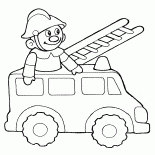 Spielzeugfeuerwehrauto