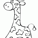 Giraffe zu Fuß