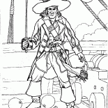 Piraten in einem Kampf