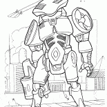 Cyborg auf der Straße