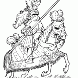 Ritter auf einem Turnier