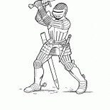 Ritter mit einem Zweihänder