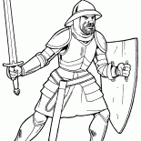 Ritter in leichter Rüstung