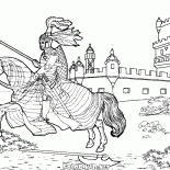 Ritter zu Pferd