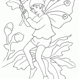 Elf auf dem Ast