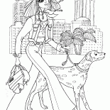 Mädchen in der Stadt