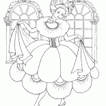 Prinzessin auf dem Ball