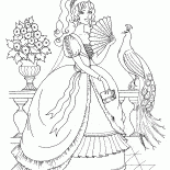 Die Prinzessin und der Pfau