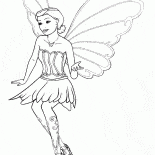 Fairy Schmetterling im Flug