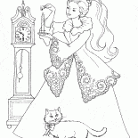Prinzessin und Katze
