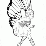 Schmetterlings-Fee-Tanzen