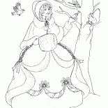 Prinzessin im Winter