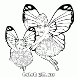 Fairy Barbies spielen