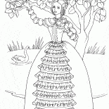 Prinzessin im Garten